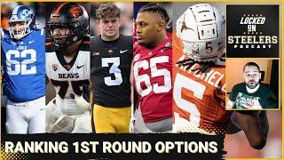 Steelers 1st Round Targets Ranked  Even Worst Case Scenario Gives Great Options  Mock Draft Monday
