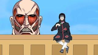 Colossal Titan Vs Itachi