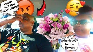 THANKING HIM FOR FLOWERS ANOTHER MAN SENT ME PRANK  MUST WATCH *BAD IDEA*