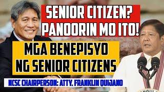 ALERTO ALL SENIORS 60 YEARS OLD PATAAS PANOORIN MO ITO SENIOR CITIZENS BENEFITS