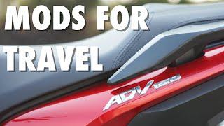 Honda ADV 150 Upgrades For Travel And Road Trips