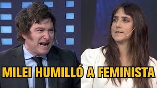 MILEI HUMILLÓ A FEMINISTA PAÑUELITO VERDE - Javier Milei en La Nación + 362022