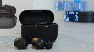 Haylou GT5 Wireless Charging Earphones AAC HD Stereo SoundSmart Wearing Detection 24hr battery