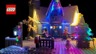 LEGO Santas Visit adding a light kit