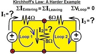 Electrical Engineering Basic Laws 12 of 31 Kirchhoffs Laws A Harder