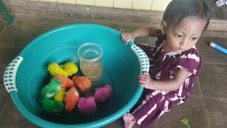 Small Chicks Colorful I anak ayam lucu warna warni ayam rainbow warna ayam pelangi multicolor