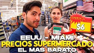 ¿Cuánto CUESTA HACER MERCADO en Estados Unidos en 2024?  SUPERMERCADO BARATO  - Gabriel Herrera