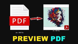 How to PDF Thumbnail Preview in Windows 11 and Windows 10