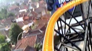 Trans Studio Bandung Yamaha Racing Coaster front seat POV lihat