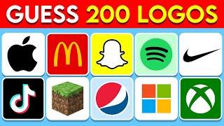 Guess the Logo in 3 Seconds  200 Famous Logos  Logo Quiz 2024