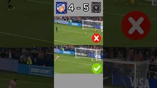 Penalty ShootoutCincinnati vs Inter Miami #messi #mls #intermiami #trending #goat #soccer #viral