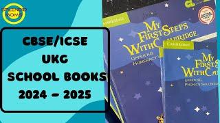 UKG CBSE BOOKS  UKG Syllabus Phonics English Math General Awareness