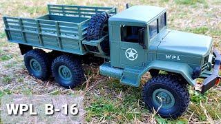 Goolsky WPL B-16 116 2.4G 2CH 6WD Camion Militare RC Fuoristrada Crawler Army Car Veicolo Elettrico