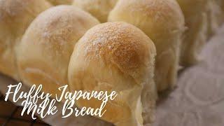 Fluffy Japanese Milk Bread  no mixer needed  hand kneading