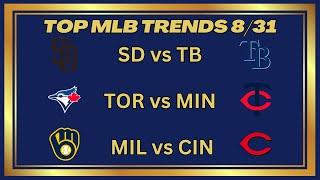 MLB Betting Trends - MLB Picks and Predictions Today 83124  MLB Picks Today 8312024