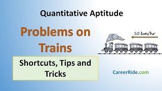 Problems on Trains - Shortcuts & Tricks for Placement Tests Job Interviews & Exams