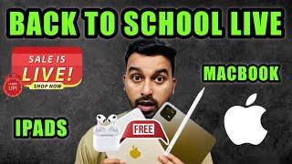 Apple Back to School Sale Live  Free Airpods 3rd Gen  Apple Pencil Pro  iPads & MacBook