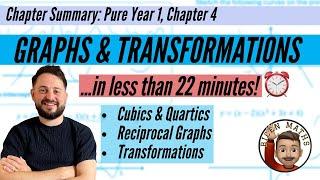 Graphs & Transformations in less than 22 minutes • A-Level Maths Pure Year 1 Chapter 4 