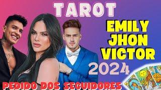 EMILY GARCIA JHON VLOG E VICTOR IGOH  PREVISÕES PARA 2024 TAROT