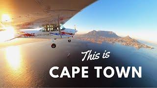 Flying around South Africas Cape Town Peninsula