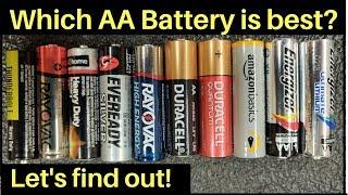 Which AA Battery is Best?  Can Amazon Basics beat Energizer? Lets find out