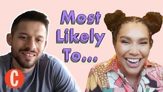 The Umbrella Academys Emmy Raver-Lampman and David Castañeda play Most Likely To  Cosmopolitan UK