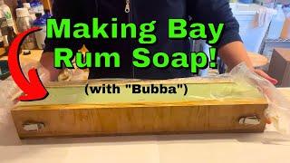 Just Making soap with Bubba at Uncle Jons Soap