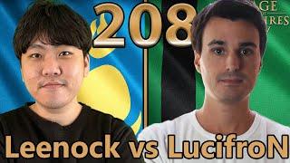 Leenock  Mongolen vs LucifroN  Delhi - Age of Empires 4 - Cast 208 Deutsch4K