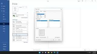 How to Select Paper Size for Printing a Document in Word Tutorial