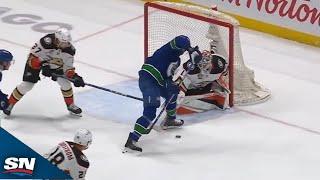 Canucks Dakota Joshua Pulls Off Between-The-Leg Move For Wonder Goal