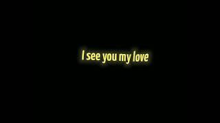 Only you  WhatsApp status Black screen lyrics 