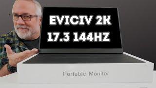 EVICIV 2K 17.3 144Hz Portable Monitor