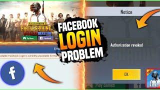 PUBG MOBILE LITE FACEBOOK LOGIN ERROR FIXED 