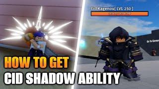 AUT How to get the NEW Cid Shadow Ability Whitebeards Bisento Location Shadow Boss Location