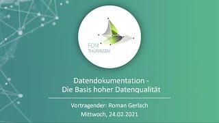 Datendokumentation Die Basis hoher Datenqualität Coffee Lecture