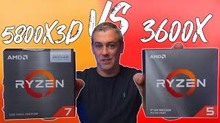 Ryzen 5 3600X Vs Ryzen 7 5800X3D - 20 Game Benchmark