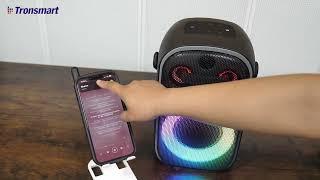 Operation of Halo 100 Portable Party Speaker