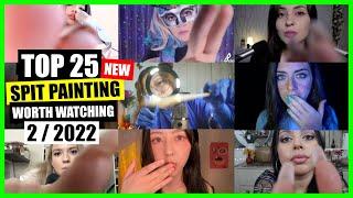 ASMR  SPIT PAINTING On You Mouth Sounds  TOP 25  ASMR Charts