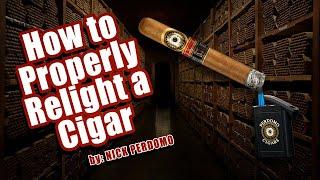 How to Properly Relight Your Cigar  Cigar Tips by Nick Perdomo