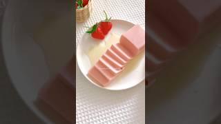 Bikin Puding Susu Strawberry  #viral #enak #trendingshorts #resep #pudingsusu #strawberry