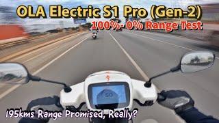 Ola Electric S1 Pro Gen2 Range Test - Pradeep on Wheels