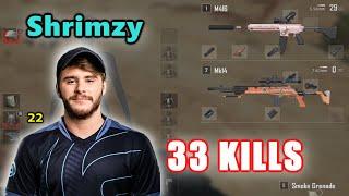 Soniqs Shrimzy & Hwinn - 33 KILLS - M416 + MK14 - DUO vs SQUADS - PUBG