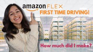 FIRST TIME driving for AMAZON FLEX   How much I made in 8 hours