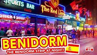 A walk along the Benidorm Strip at night