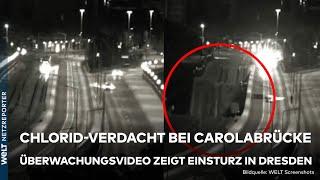 CAROLABRÜCKE Chlorid-Verdacht Ist das die Ursache für das Einsturz-Drama in Dresden