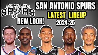 San Antonio  Spurs Latest lineup 2024-25 NBA update