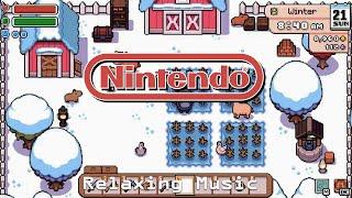 3 hour winter vibes relaxing nintendo video game music for studying sleep work.