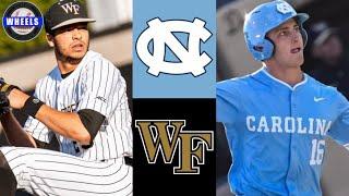 #14 North Carolina vs #12 Wake Forest Crazy Game  2024 College Baseball Highlights