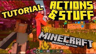 COMO INSTALAR ACTIONS AND STUFF MINECRAFT BEDROCK 1.21 - TUTORIAL WINDOWS