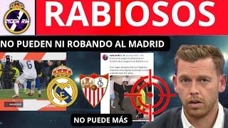  JOTA JORDI ARRUINADO CON LA VICTORIA DEL REAL MADRID AL SEVILLA A PESAR DE LA VERGÜENZA ARBITRAL